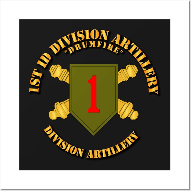 1st ID Division Artillery - Drumfire Wall Art by twix123844